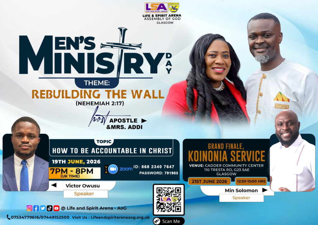 Men Minstr Day | Meet and Greet /(socialisation) only men ministry group
